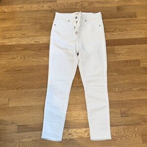 Madewell White High Rise Women Jeans